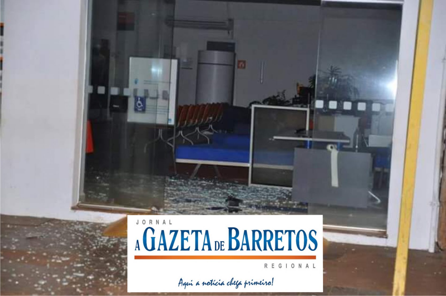 Quadrilha fortemente armada tenta roubar simultaneamente três bancos no centro de Guaíra