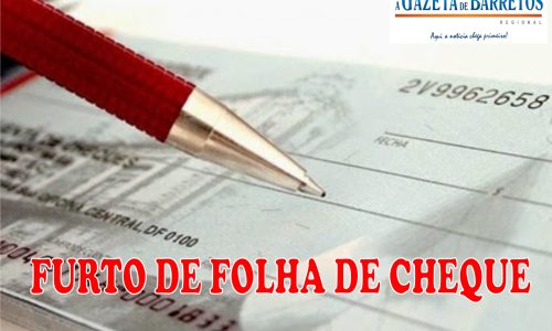 Comerciante tem cheque furtado dentro de seu caminhão