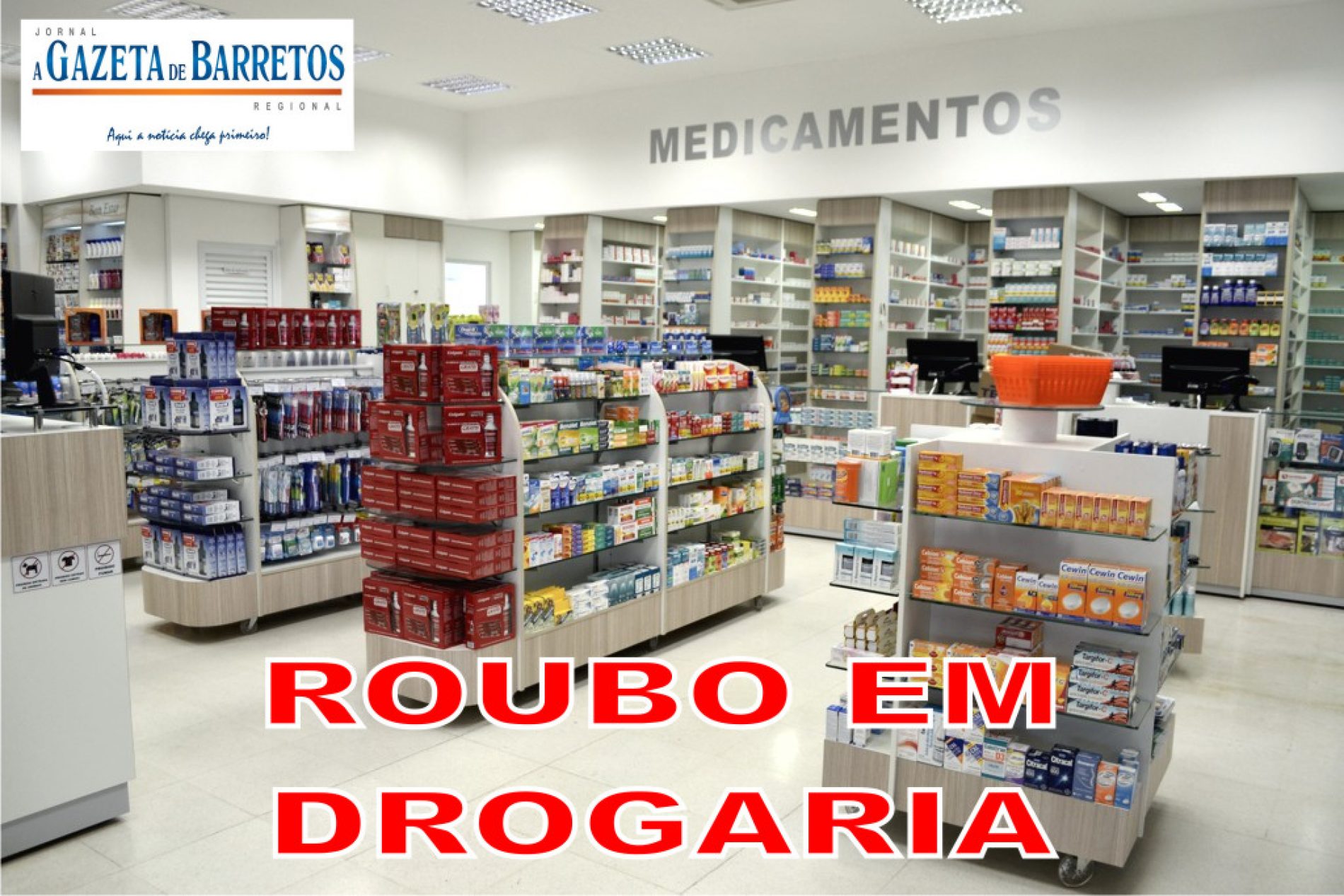 Dois homens são presos depois de furtarem produtos em drogarias no centro da cidade