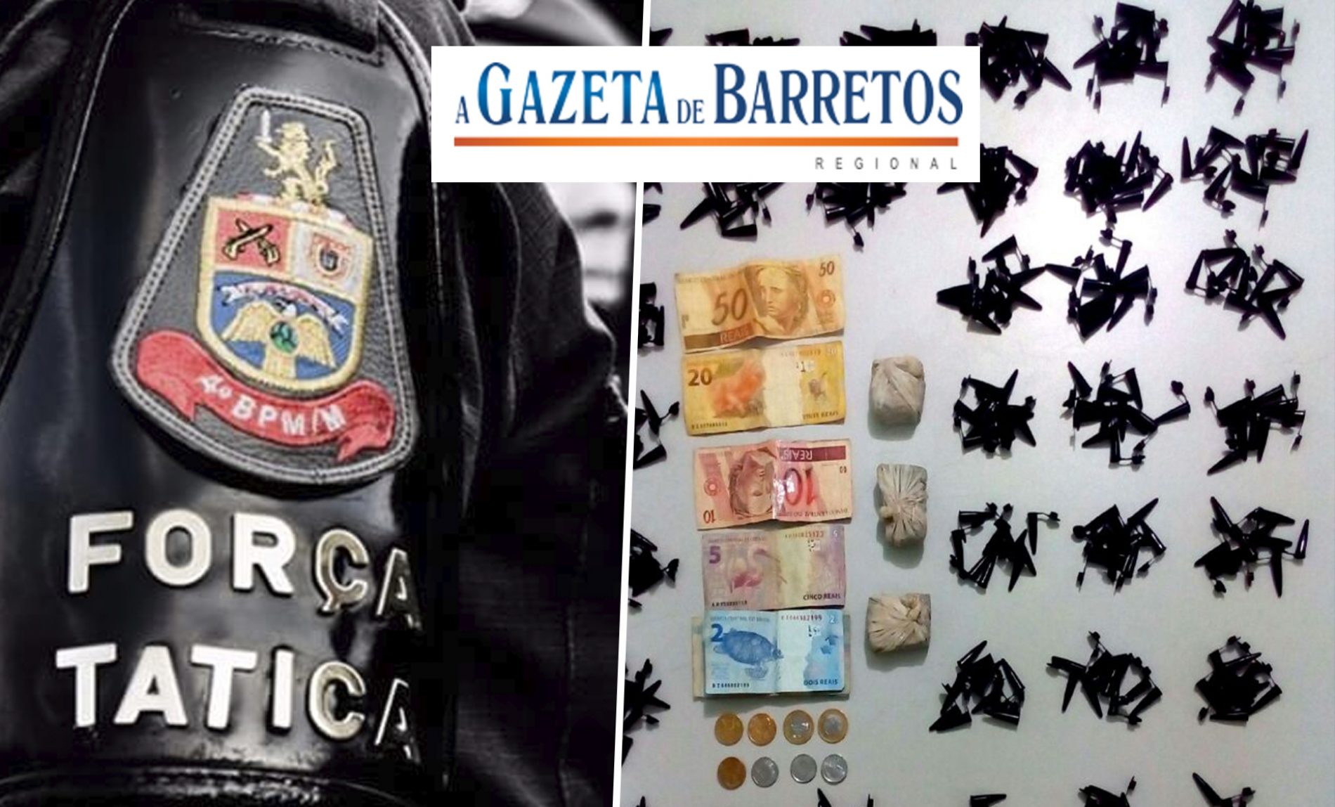Força Tática prende garçom pelo crime de tráfico de drogas no bairro Dom Bosco