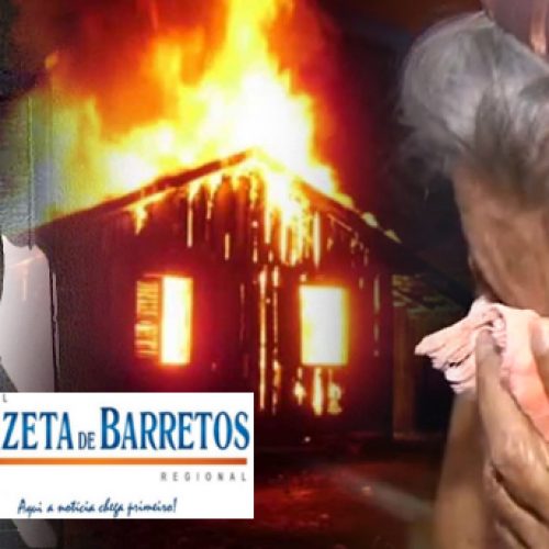 Residência de Idosa pega fogo no Bairro Cristiano de Carvalho