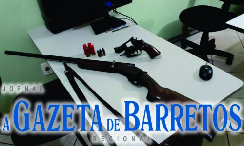 BARRETOS: Dois homens são presos por porte ilegal de arma de fogo