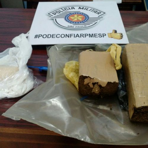 GUAÍRA: Policia Militar apreende quase um quilo de drogas em residência no Mutirão 2 e um homem é preso