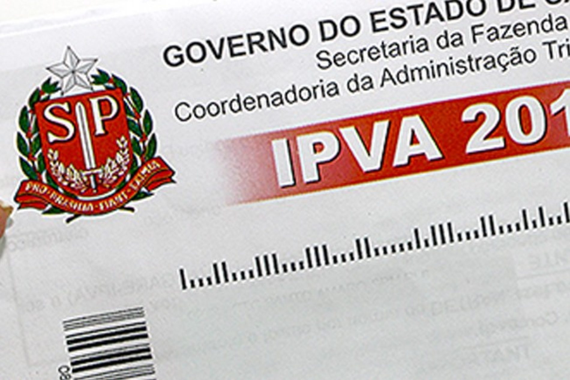 IPVA: Vence hoje, pagamento com desconto de 3% para veículos com placa final 4