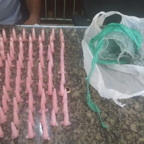BARRETOS: Policiais Militares prende homem com 94 pinos cheios de cocaína no bairro Ibirapuera