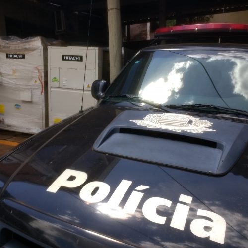 BARRETOS: Investigadores da DISE apreendem uma carga de aparelhos de ar condicionado industrial no bairro Marília