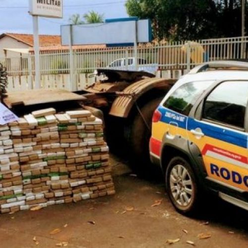REGIÃO: Polícia apreende grande quantidade de drogas na MG-255
