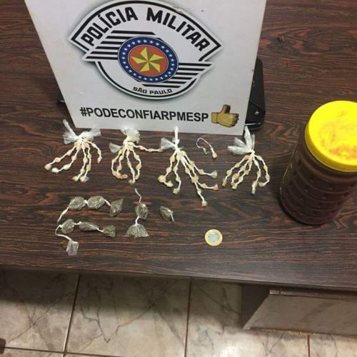 REGIÃO: Ajudante geral é preso acusado de tráfico de drogas