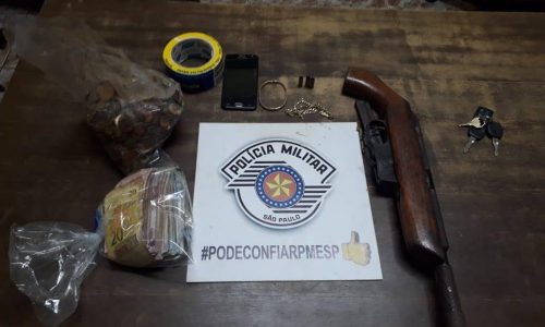 MIGUELÓPOLIS: Bandidos roubam depósito de gás, rendem família e polícia recupera objetos em rancho