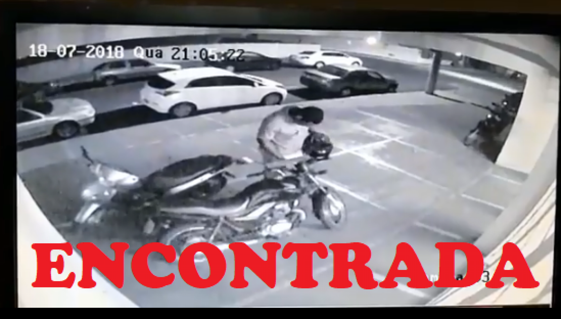 BARRETOS: Após câmeras flagrarem furto, vítima recupera motocicleta