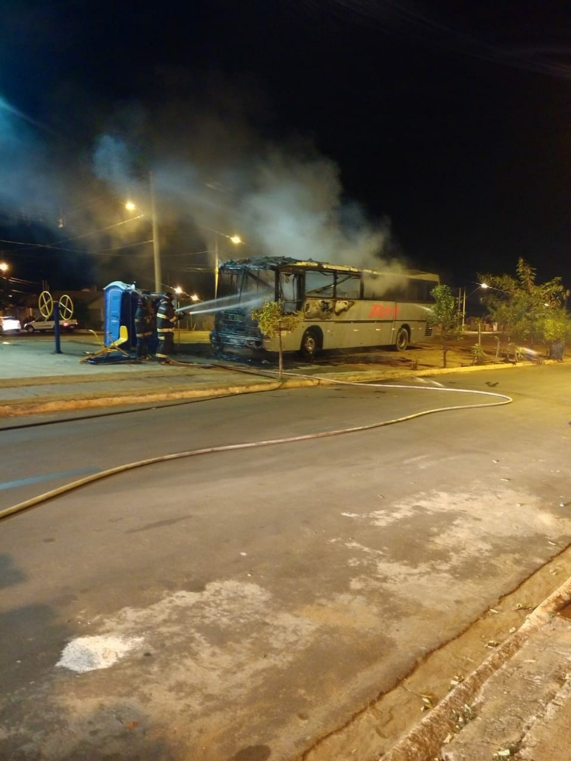 Olímpia: Noite de terror com 15 ônibus e 10 carros incendiados