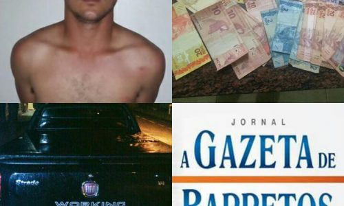 OLÍMPIA: Comerciante barretense é preso após roubar posto de combustíveis e trocar tiros com a polícia