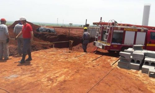 PLANURA: Soterramento mata dois trabalhadores e deixa um com fraturas graves