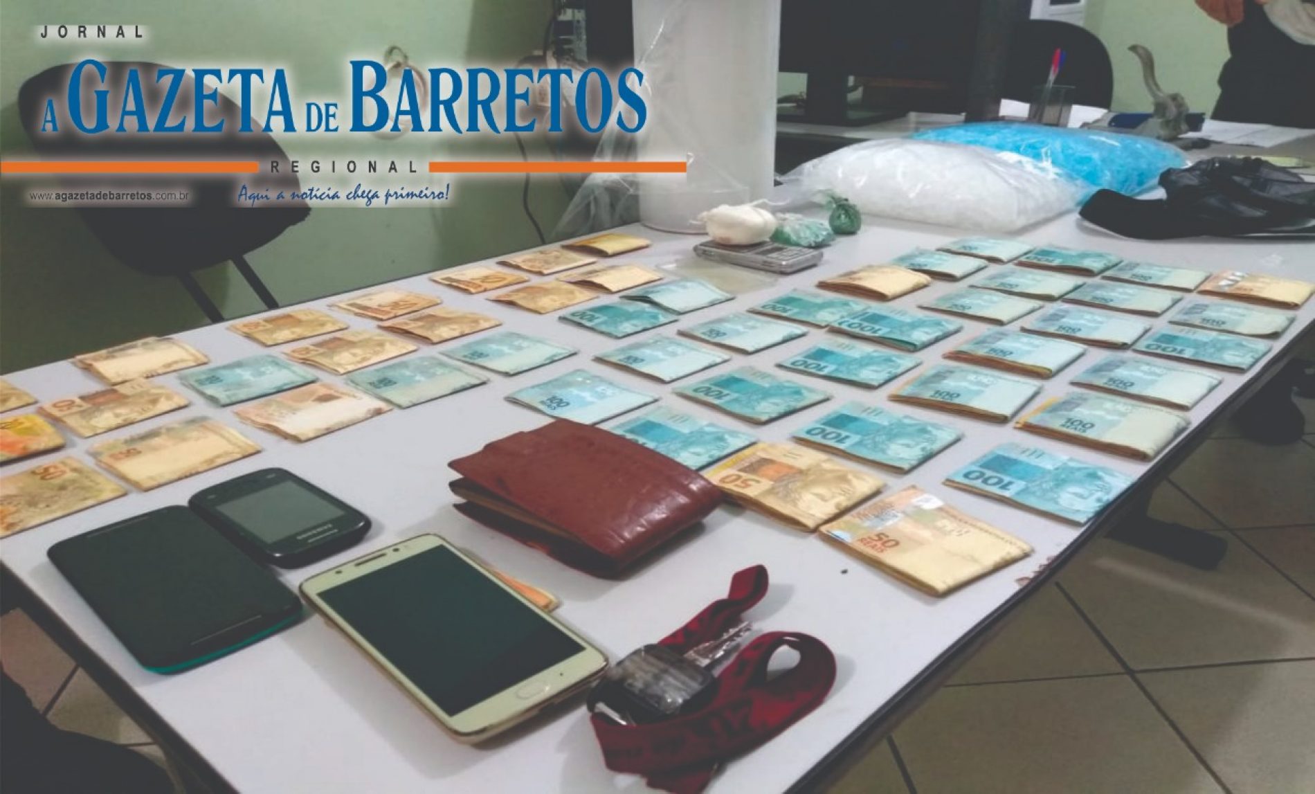 BARRETOS: Casal é preso com drogas, balança e quase 20 mil em dinheiro