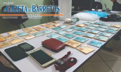 BARRETOS: Casal é preso com drogas, balança e quase 20 mil em dinheiro