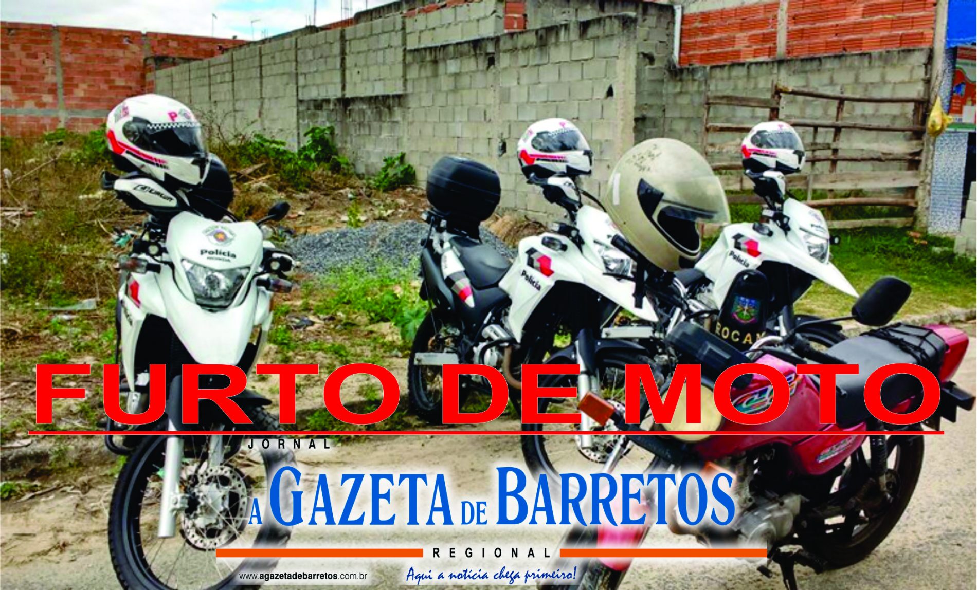 BARRETOS: Furto de moto no bairro Fortaleza