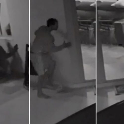 REGIÃO: Suspeito de roubar casa, homem é preso após cair de telhado e jogar telhas contra PMs