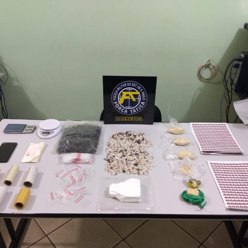 BARRETOS:  Estudante de engenharia é preso guardando drogas em sua residência