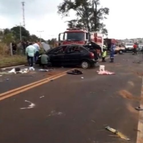 BARRETOS: Acidente deixa 1 morto e 4 feridos na Rodovia Brigadeiro Faria Lima