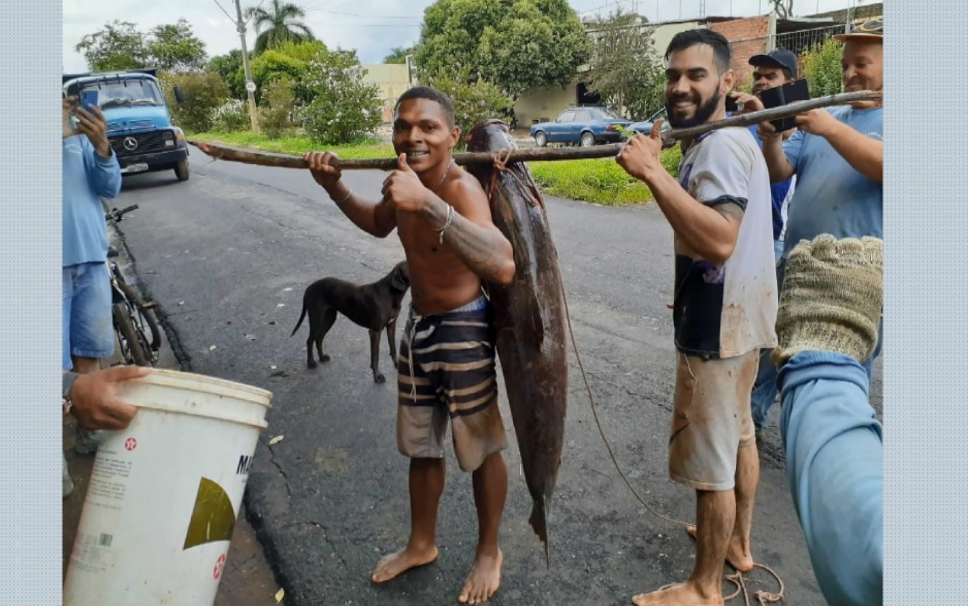 REGIÃO: ‘Não foi pesca, foi caça’, diz jovem que capturou peixe de 36 kg