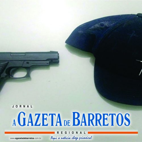 BARRETOS: Policia Militar prende homem por tentativa de roubo e apreende simulacro de arma