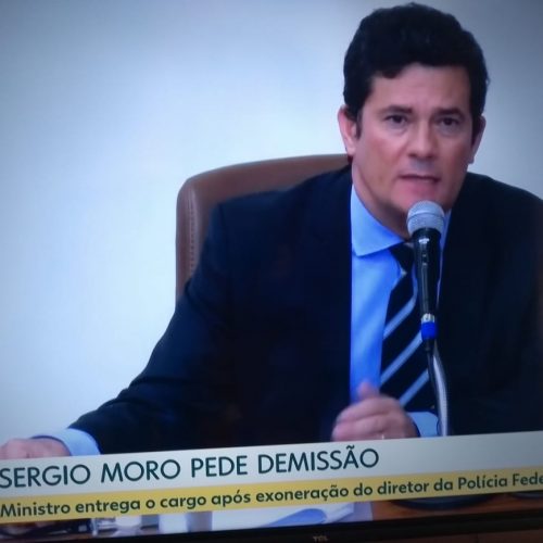 Moro anuncia demissão do Ministério da Justiça e deixa o governo Bolsonaro
