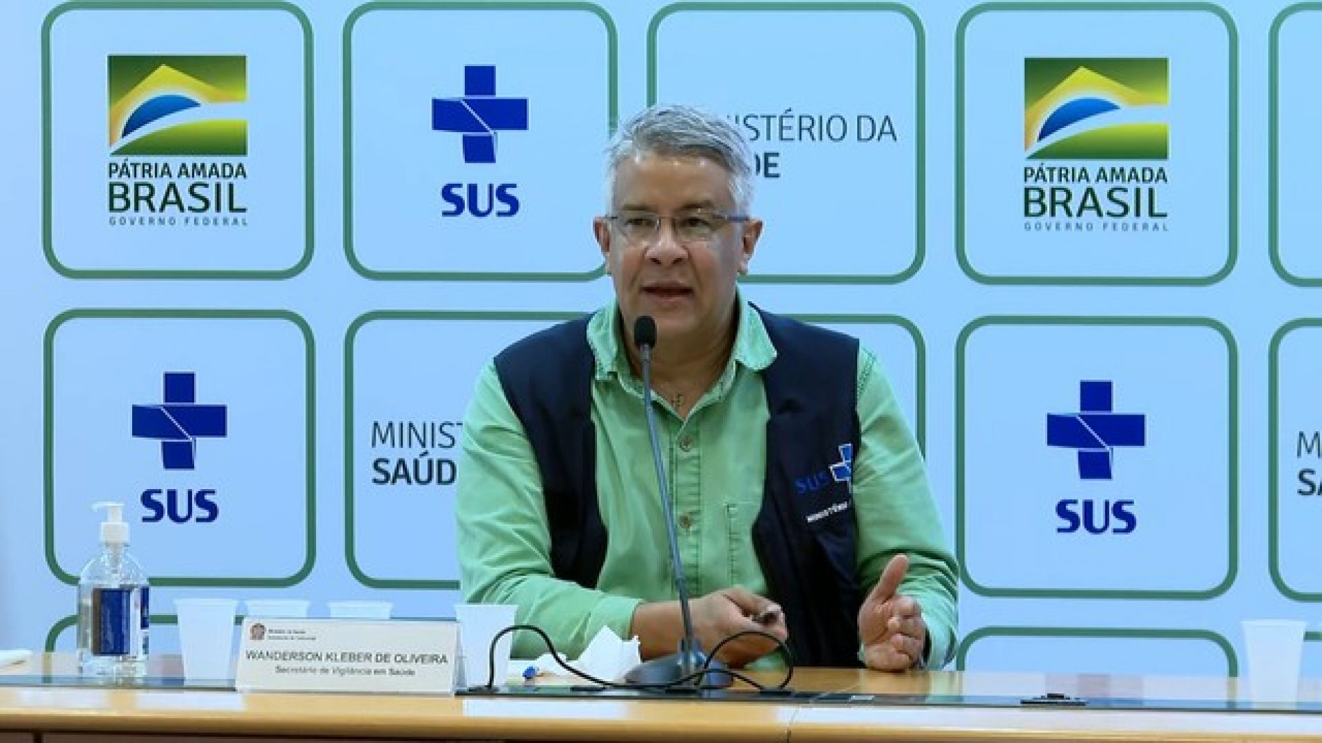 Secretário Wanderson de Oliveira, do Ministério da Saúde, pede demissão