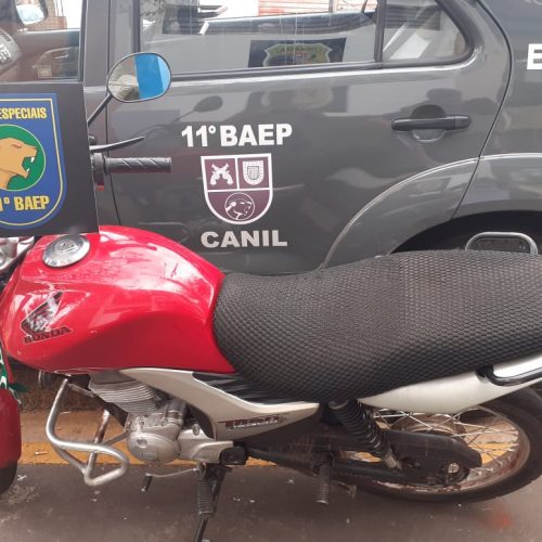 BARRETOS: Polícia recupera motocicleta e homem é preso por receptação