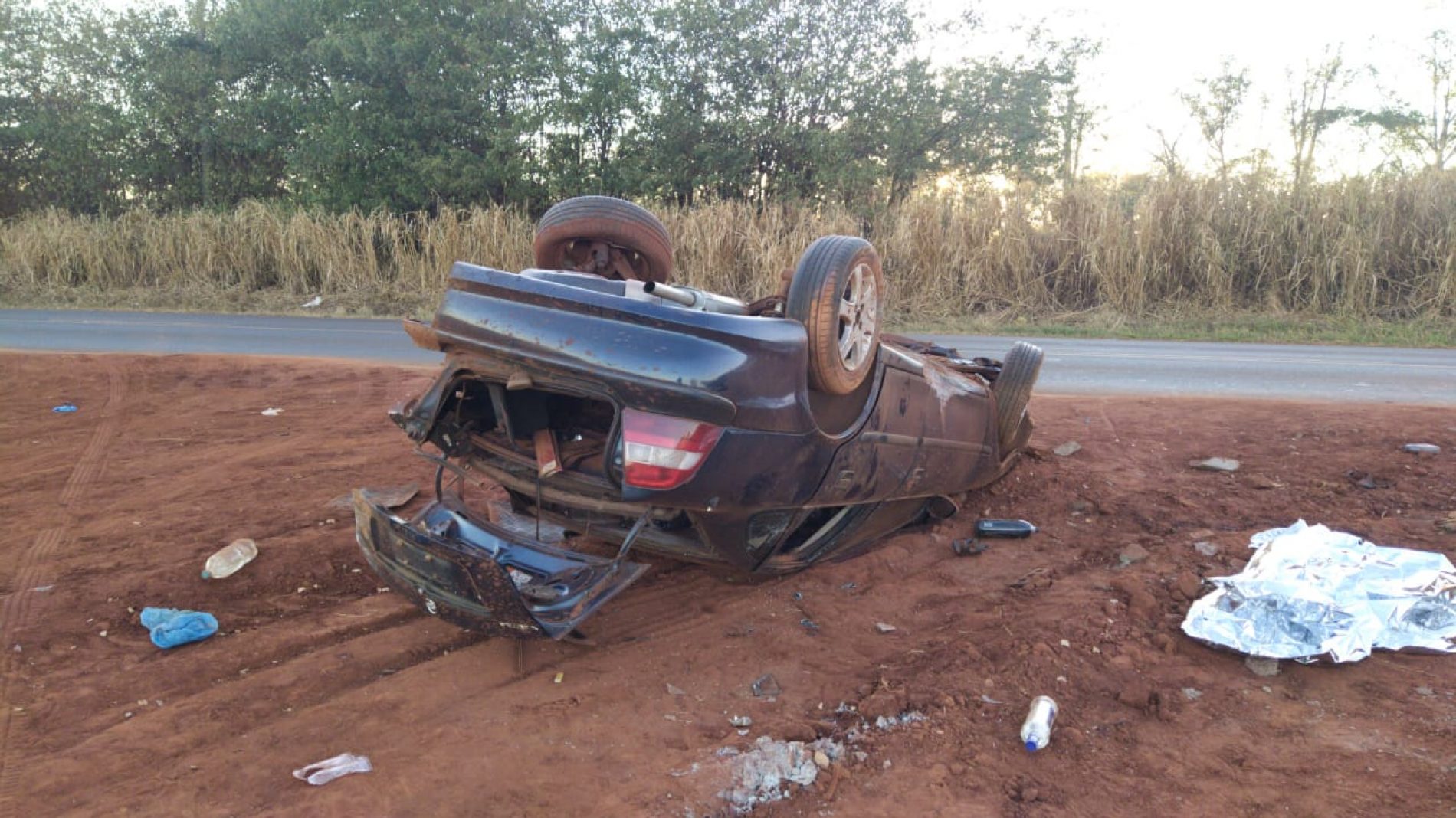 BARRETOS: Jovem morre em capotamento de veículo na Vicinal Luís Carlos Arutim
