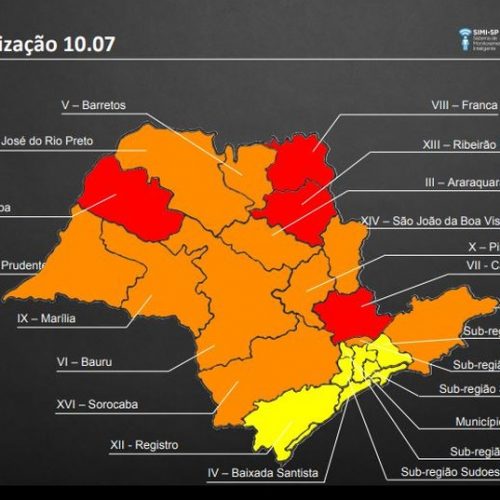 Plano SP: Governo mantém Ribeirão Preto e Franca na fase vermelha; Barretos segue na etapa laranja