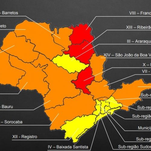 Ribeirão Preto e Franca permanecem na fase vermelha do Plano SP; Barretos continua na etapa laranja
