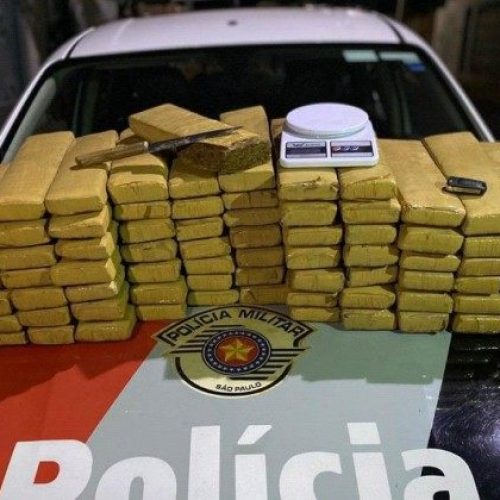 REGIÃO: Polícia Militar apreende 92 quilos de maconha e prende motorista