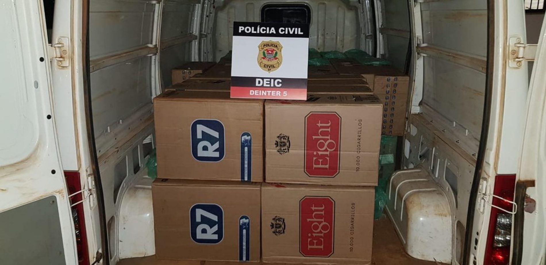 REGIÃO: Polícia Civil faz apreensão de mais de 28 mil maços de cigarros contrabandeados do Paraguai