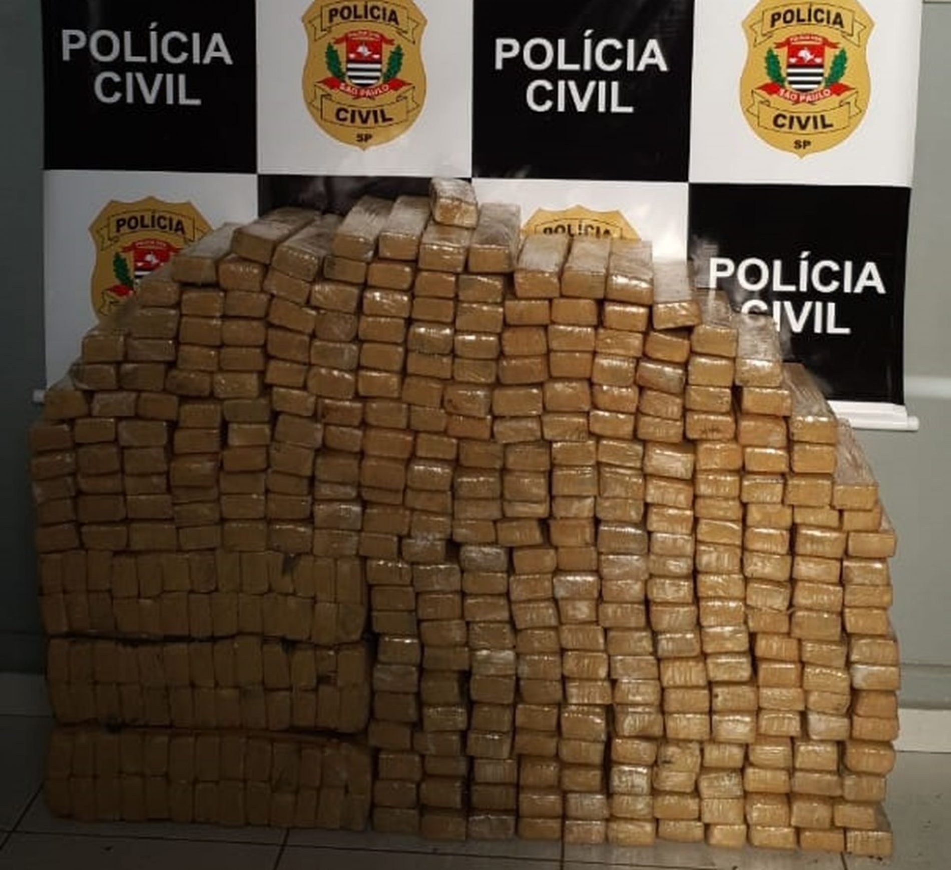 REGIÃO: Homem é preso com 400 kg de maconha dentro de casa