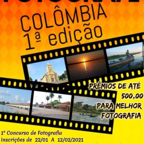 Prefeitura de Colômbia promove o 1º Concurso de Fotografia “Cravada num vale que encanta” com premiações em até quinhentos reais