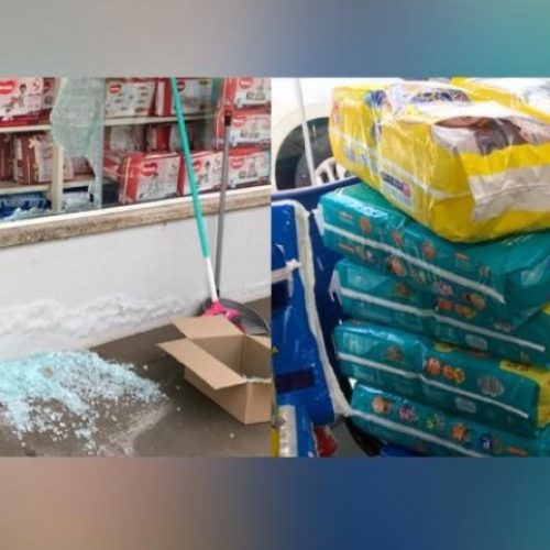 REGIÃO: Homem é preso após furtar pacotes de fralda em farmácia