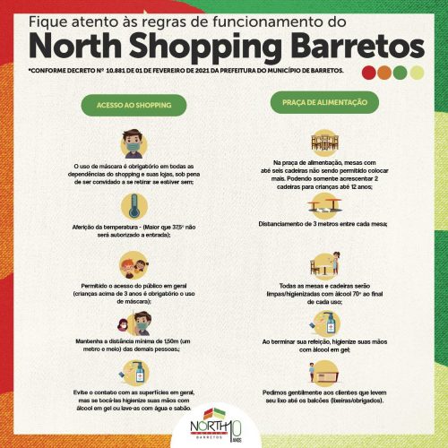 BARRETOS: North Shopping Barretos tem novos horários de funcionamento a partir dessa terça, 02 de fevereiro