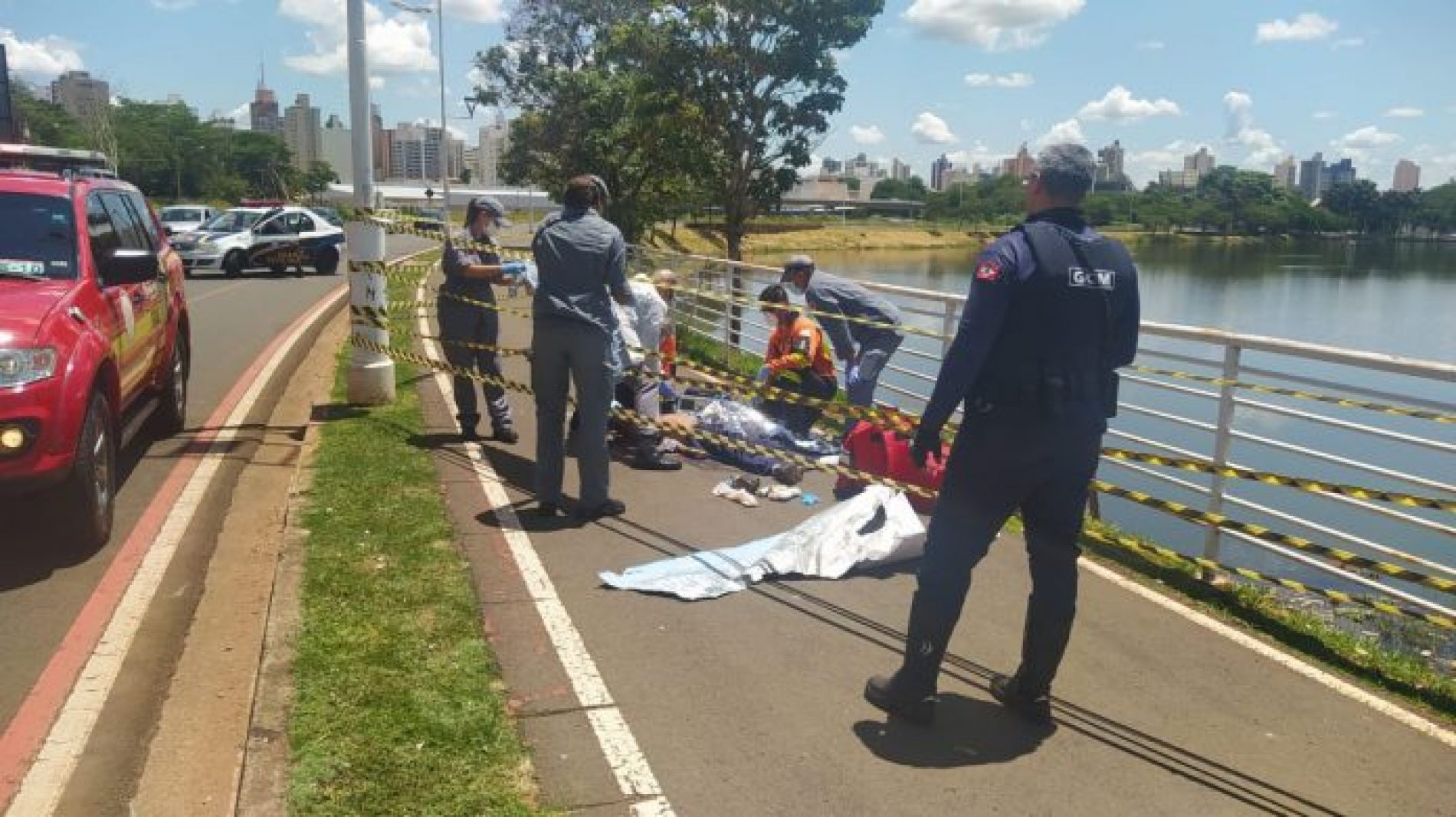 REGIÃO: Homem mata morador de rua a facadas e fere outro na pista de caminhada Represa