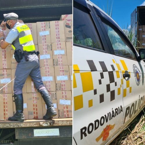 Monte Azul Paulista: Polícia Rodoviária apreende 40 mil pacotes de cigarros contrabandeados