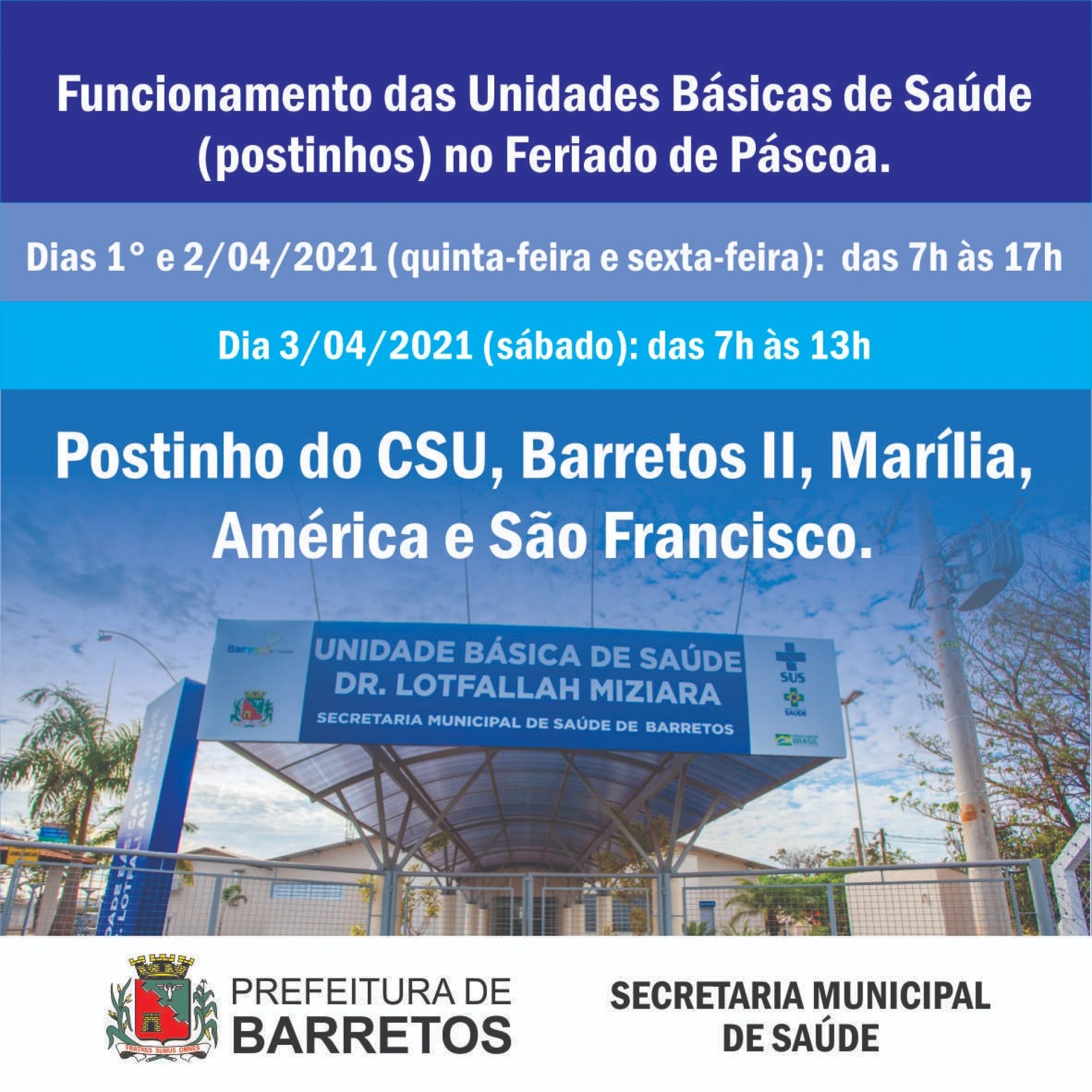 BARRETOS: Prefeita Paula Lemos edita decreto municipal nº 10.958/2021 e permitirá o funcionamento de postinhos no feriado