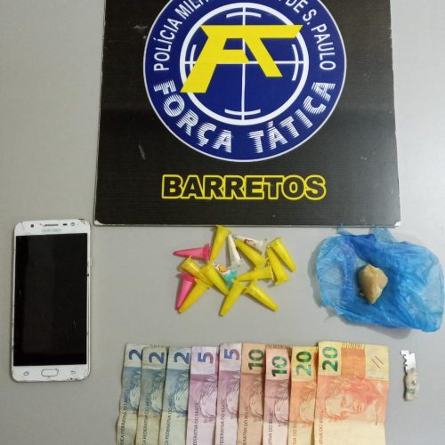 BARRETOS: Polícia detém menor que traficava drogas no bairro José Faleiros