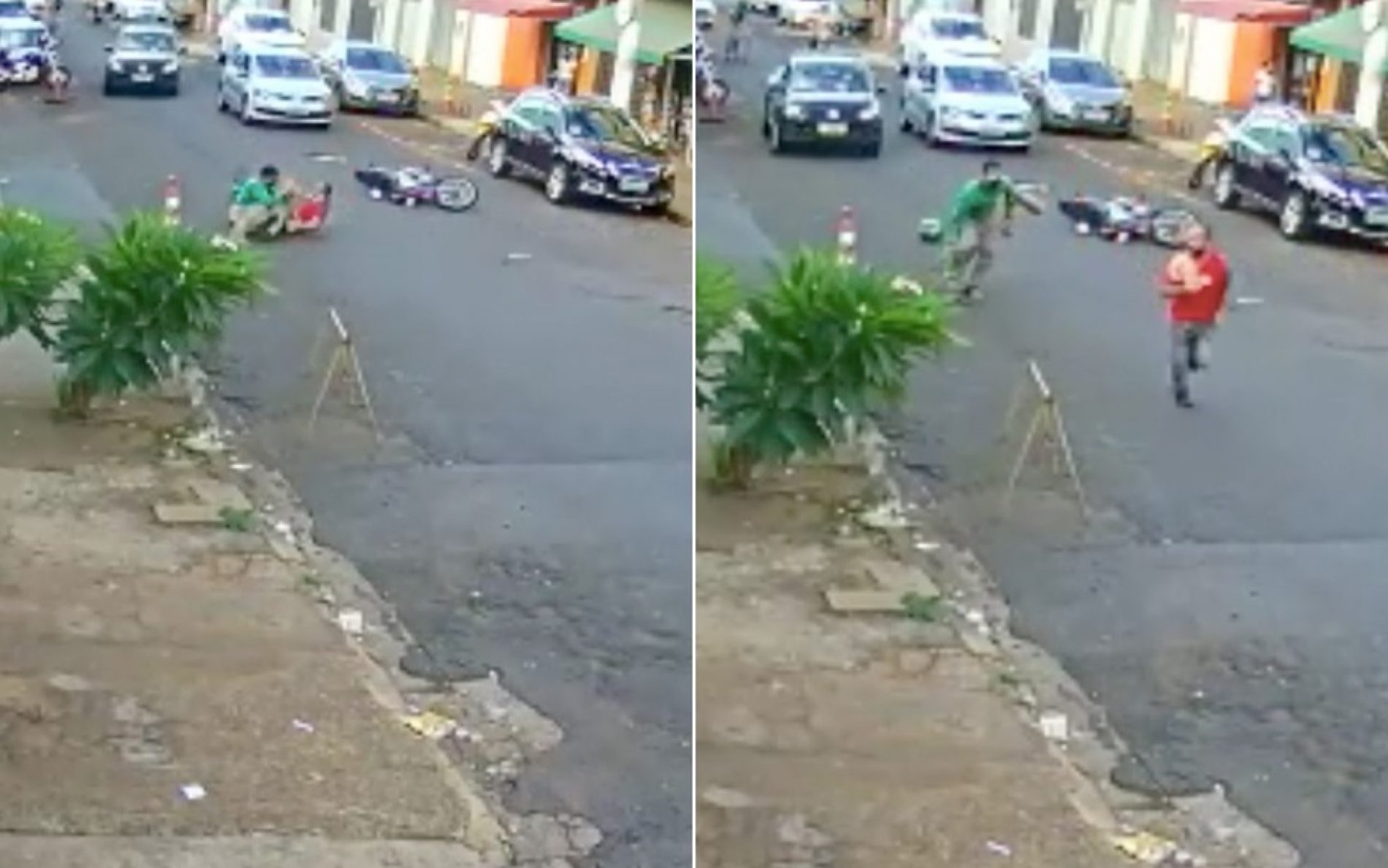 REGIÃO: Vítima impede furto de moto ao derrubar ladrão e segurá-lo até chegada da PM
