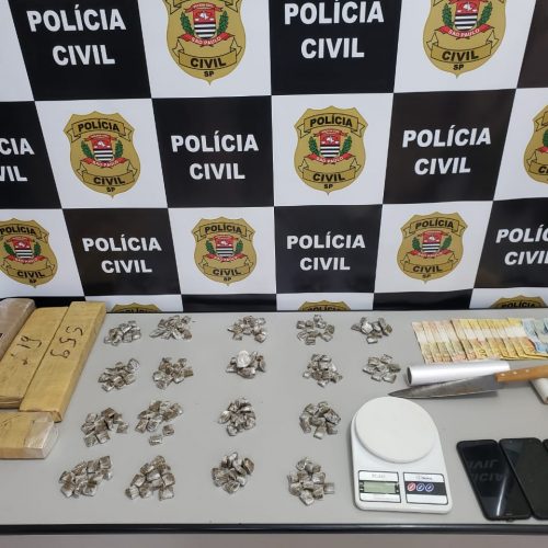 BARRETOS: Polícia Civil prende casal de traficantes no bairro América