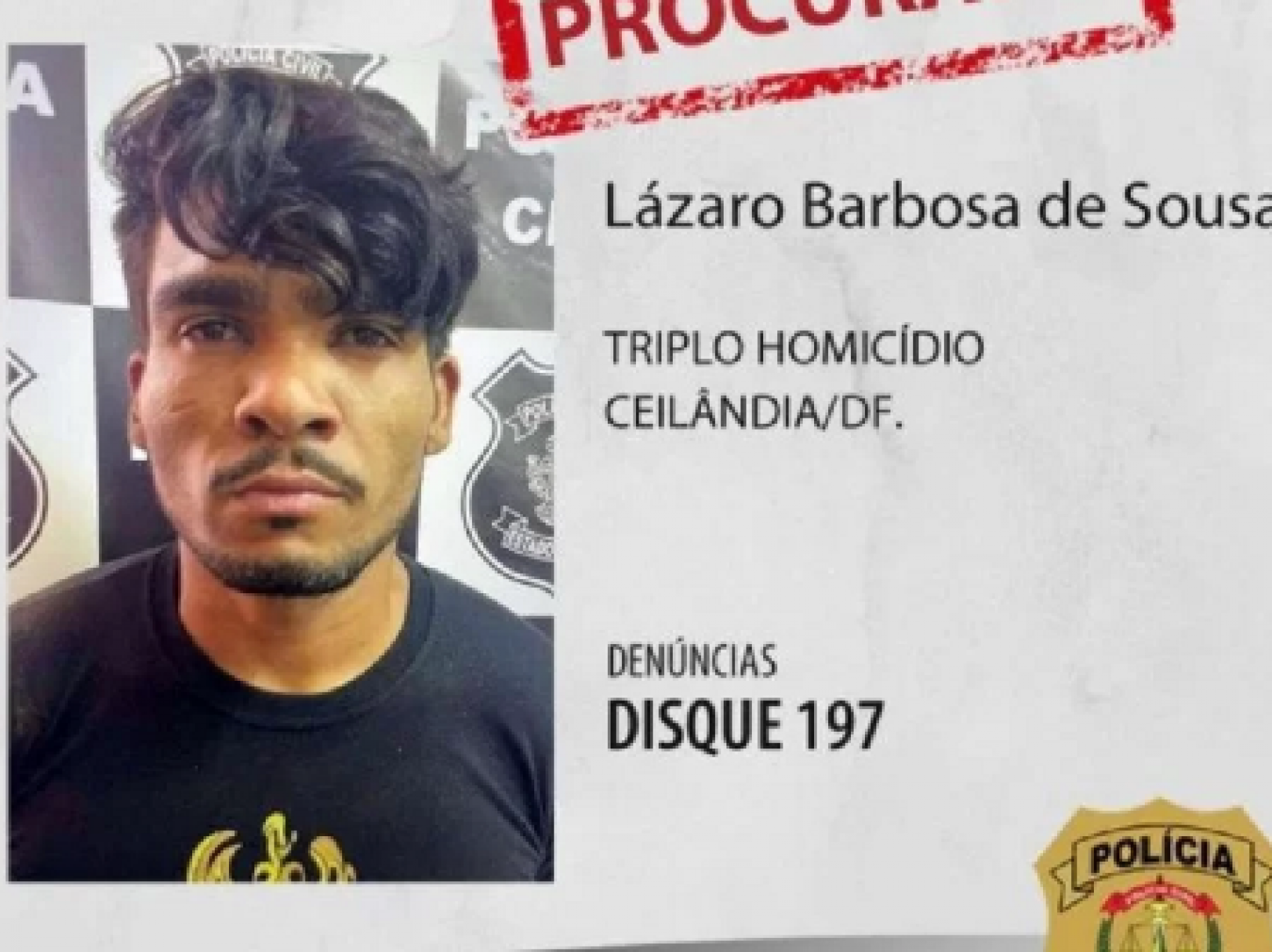 Suspeito de matar casal e filhos em Ceilândia invade chácara, furta carro e o abandona ao avistar barreira policial em Goiás