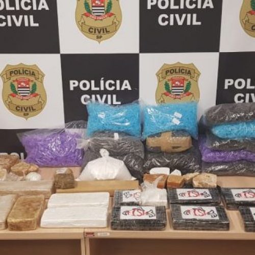 REGIÃO: Polícia Civil prende trio em motel com quase 20 quilos de drogas