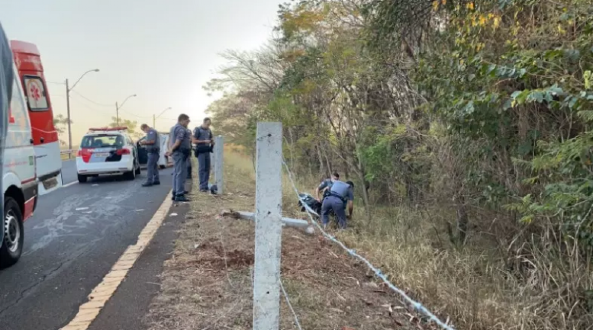 REGIÃO: Perseguição policial acaba em acidente com moto