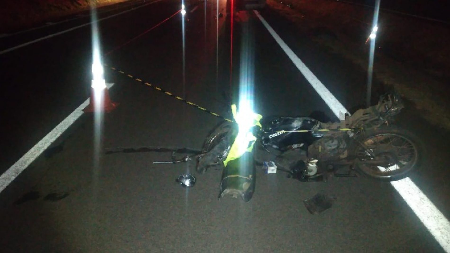 REGIÃO: Motociclista morre após acidente com caminhonete