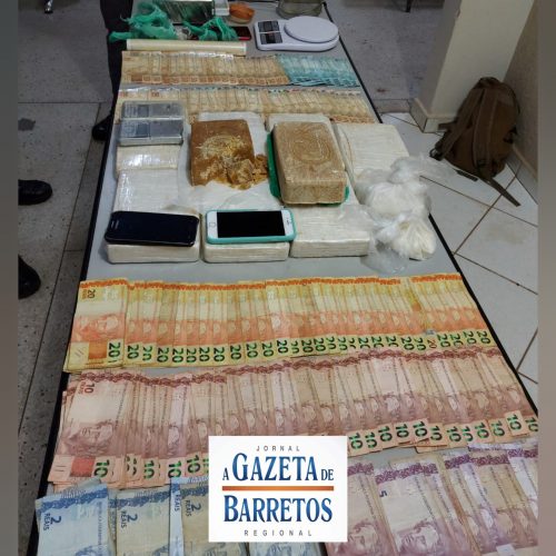 BARRETOS: Força Tática prende dois por tráfico e apreende 150 mil reais em drogas no Barretos 2