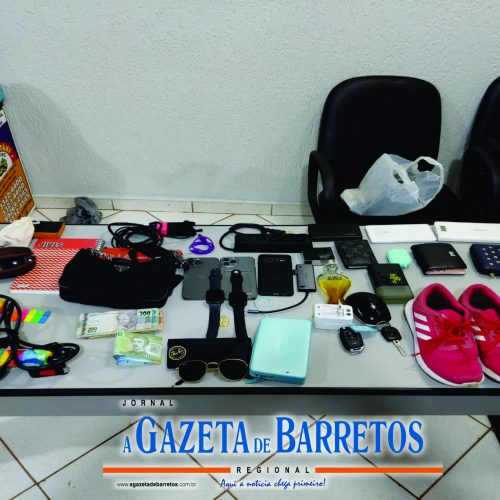 BARRETOS: Força Tática prende autor de roubo, recupera objetos avaliados em 50 mil e apreende armas e munições