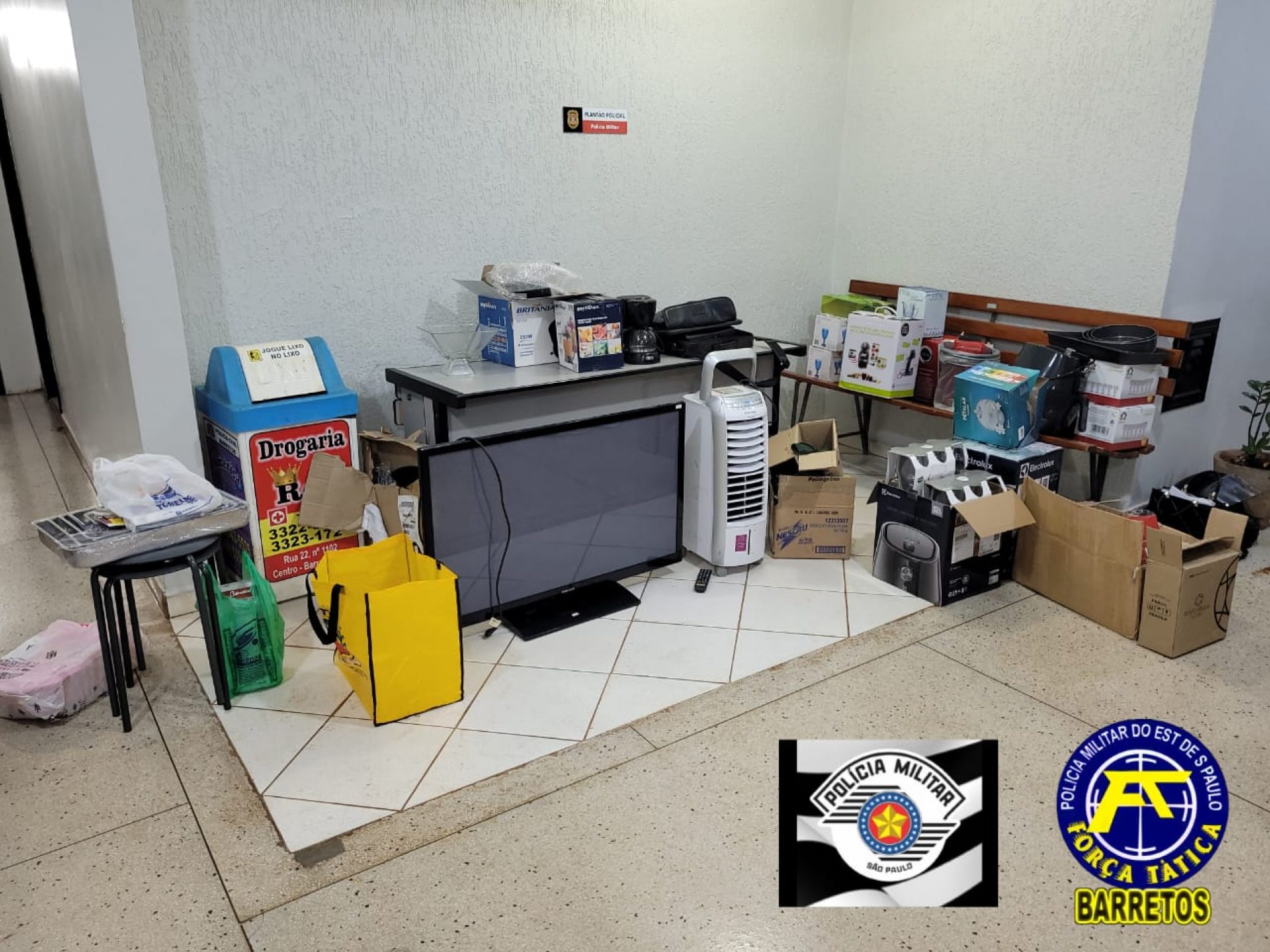 BARRETOS: Policia Militar apreende diversos objetos suspeitos em residência no bairro Vida Nova 4